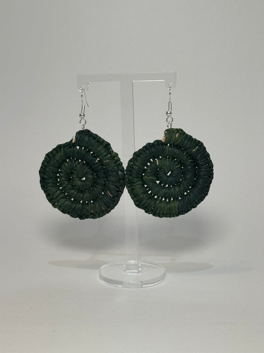 Basic Regular Forest Woven Earrings