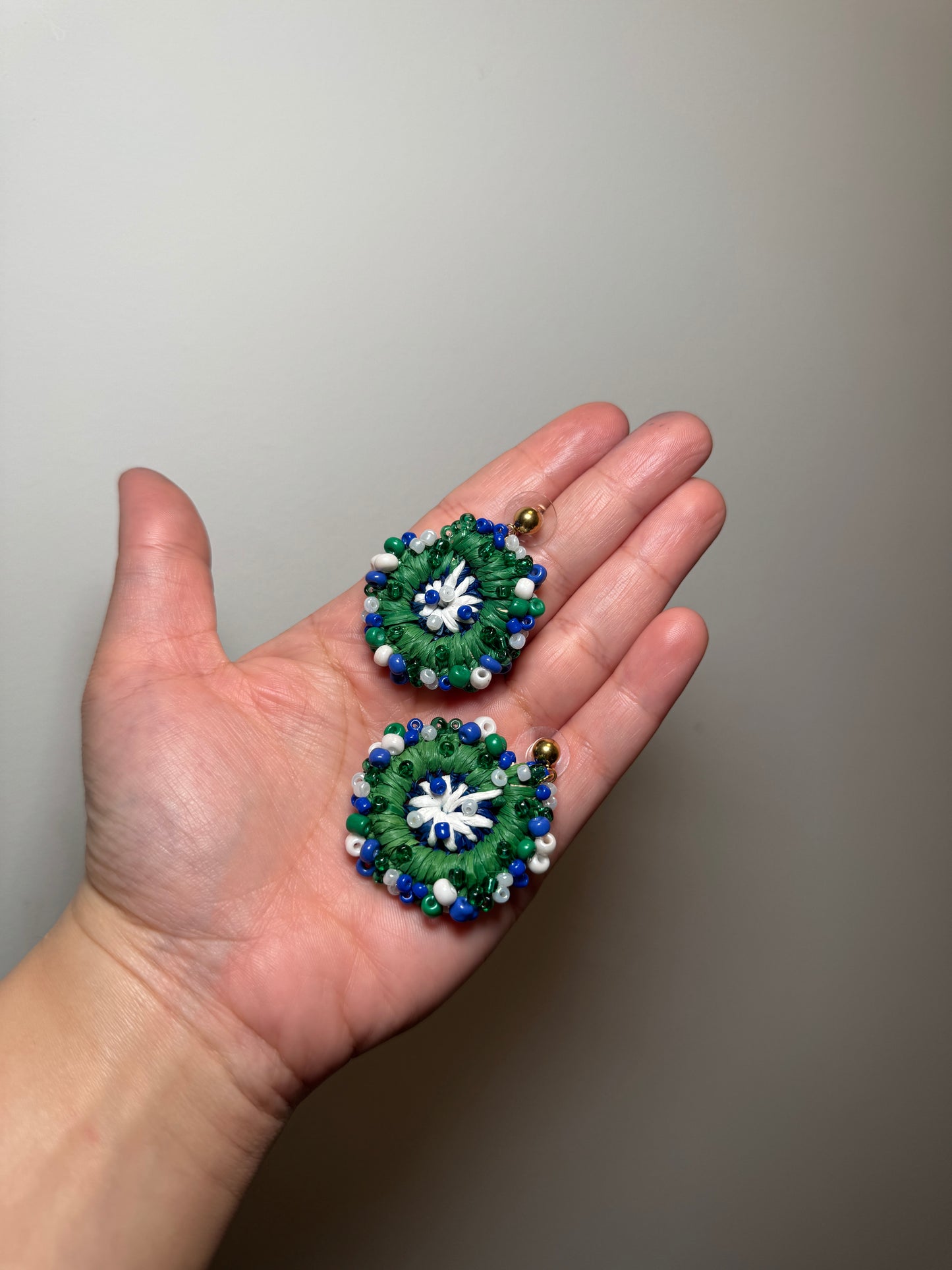 TSI Beaded Woven Mini Earrings