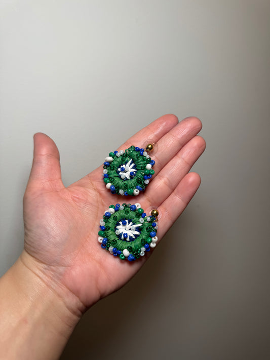TSI Beaded Woven Mini Earrings