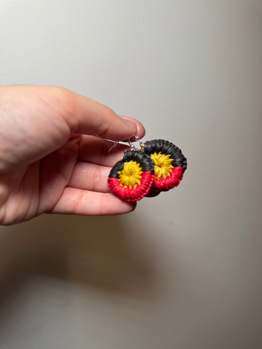 Aboriginal Woven Mini Earrings